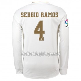 Real Madrid Sergio Ramos 4 Hjemmebanetrøje 2019-20 L/S